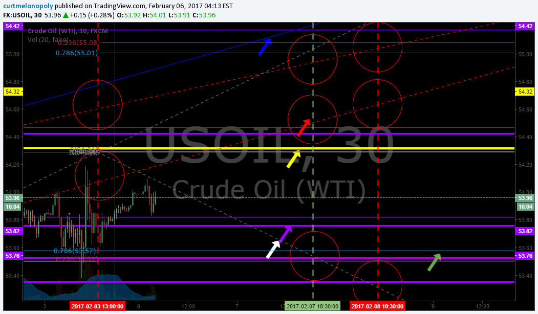 Member Oil Trade Mon Feb 6 Chart Algo FX: $USOIL $WTIC – $USO $CL_F $UWT $DWT $UCO $SCO $ERX $ERY $GUSH $DRIP